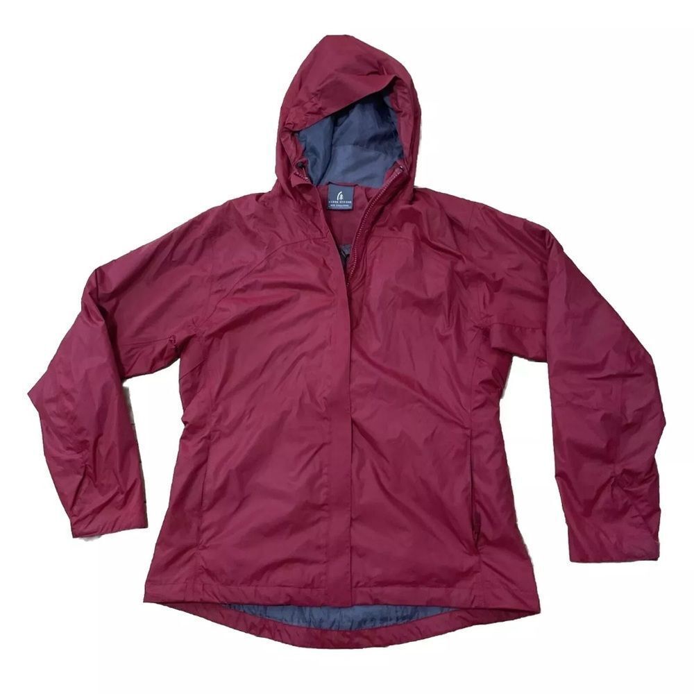 SIERRA DESIGNS Windbreaker Jacket Women M Red Outdoor Gorpcore Hike Camping Pack